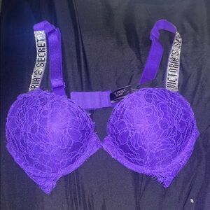 Victoria's Secret Vibrant Purple Lace Bra